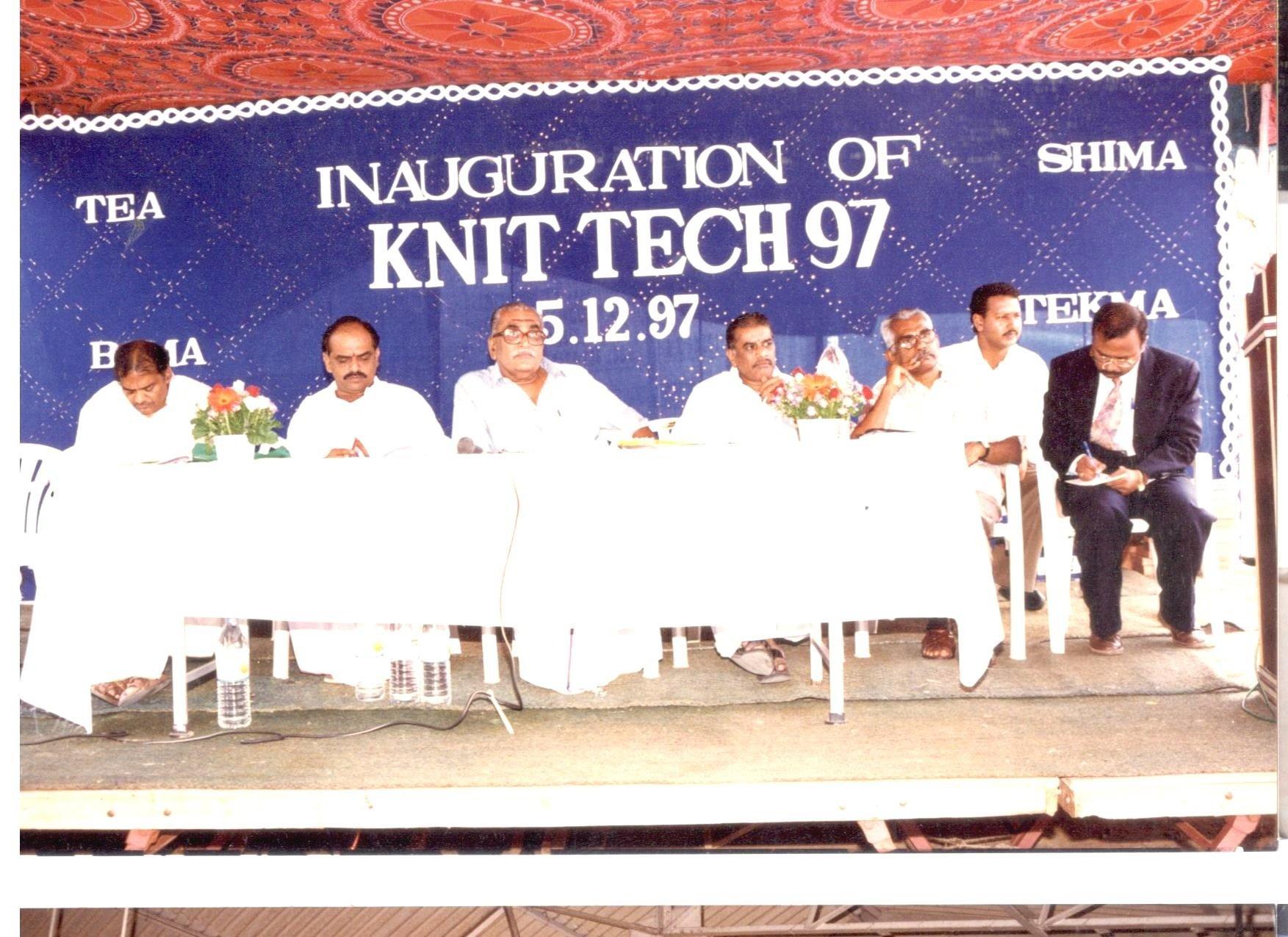 Inauguration of Knit-Tech '97 — 5th December 1997.